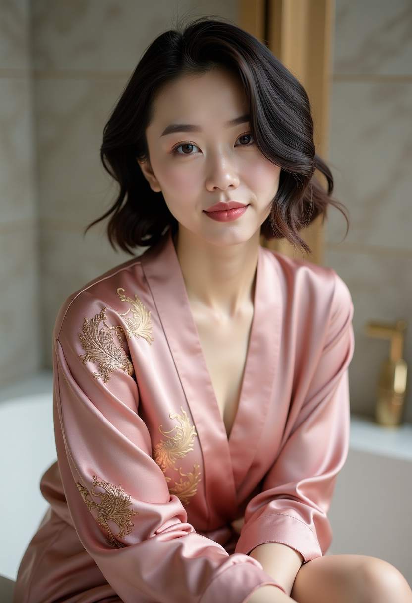 她的房间朝北